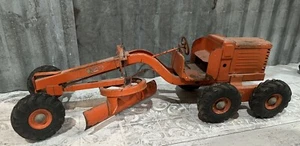 1949 DOEPKE Adams Motor Road Grader Vintage Pressed Steel Model Toy Diesel Hiway - Picture 1 of 15