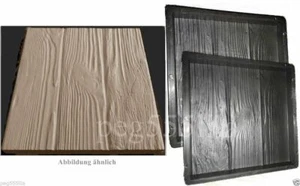 4 Schalungsformen für Terrassen Platten "Holzoptik" 30 x 30 x 3 cm - Bild 1 von 2