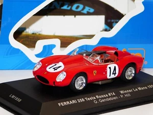 FERRARI 250 TESTAROSSA #14 P.HILL /GENDEBIEN WINNER LE MANS 1958 IXO LM1958 1/43 - Foto 1 di 1