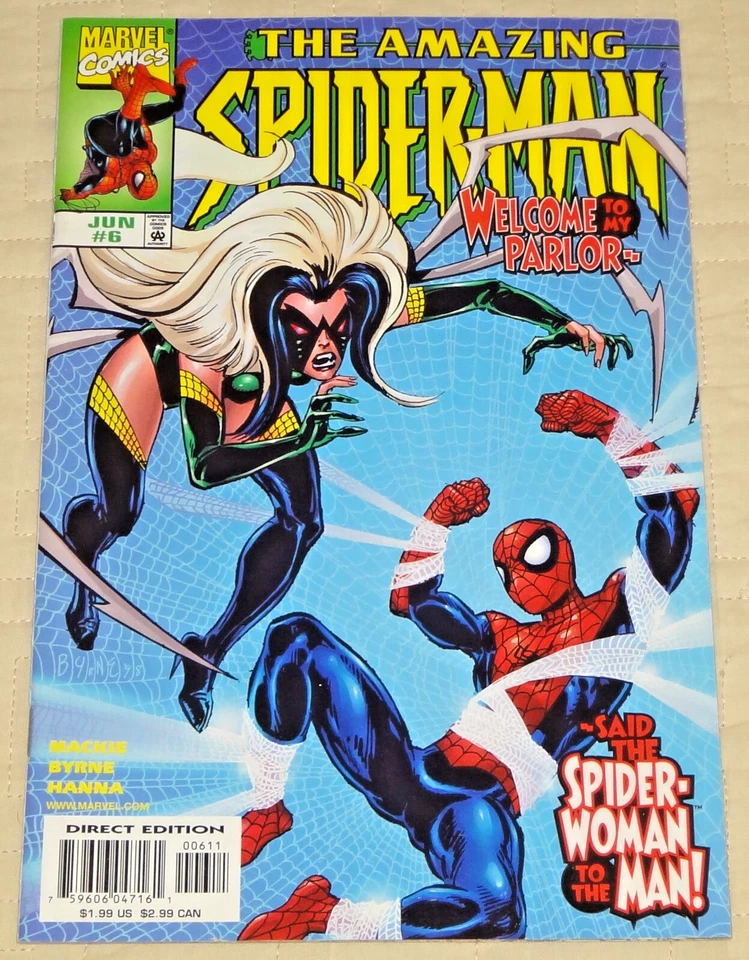 AMAZING SPIDER-MAN #6 VF/NM 1999 MARVEL VOL 2 JOHN BRYNE SCOTT HANNA COMIC BOOK - Image 1 of 1