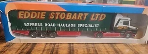 Tekno THE BRITISH COLLECTION Nr. 89 Scania T-Cab Truck & Trailer Eddie Stobart - Picture 1 of 3
