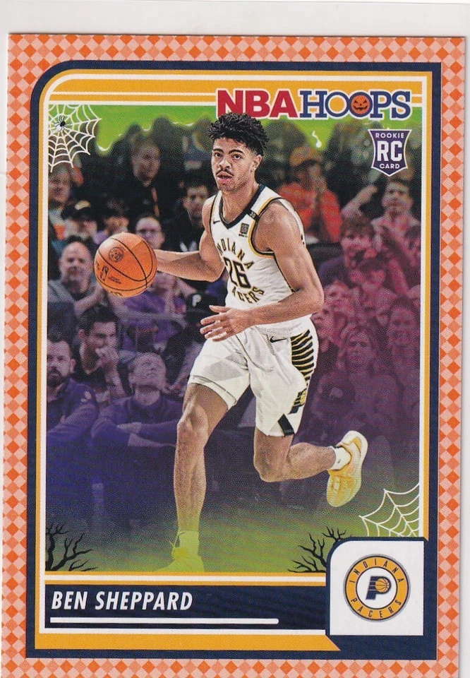 2023-24 HAUNTED HOOPS NBA ORANGE RC BEN SHEPPARD INDIANA PACERS ROOKIE AA-2237 - Image 1 of 2