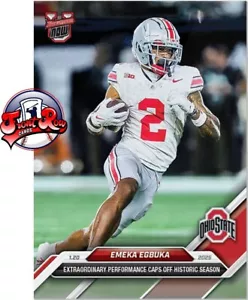 Emeka Egbuka 2024 Bowman U NOW Football Card OS-1 National Champions! Vorverkauf - Bild 1 von 1