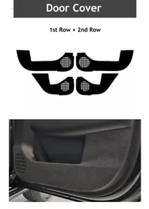 Anti-Scratch Door Cover Felt Fabric 4P Blk for Hyundai Kona 2024~25 *Gas/Hybrid* - Picture 1 of 9