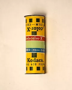 KODAK Kodacolor-X 620 FILMSPULE & Farbnegativ BELICHTETER INHALT NICHT BEKANNT - Bild 1 von 1
