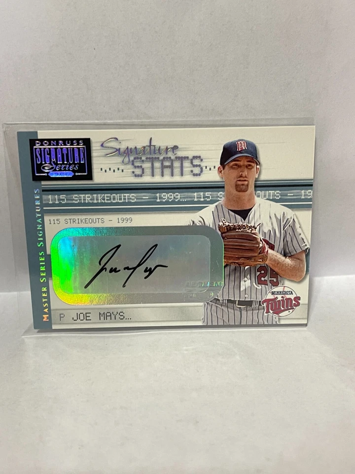 2001 Donruss Signature Stats Masters Series - Joe Mays - Imagem 1 de 1