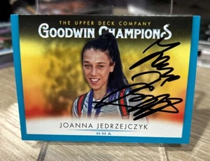Signed 2021 Upper Deck Goodwin Champions Joanna Jedrzejczyk #79 - Picture 1 of 1