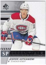 2019-20 Upper Deck SP Authentic Essentials JESPERI KOTKANIEMI #SPE-JK Canadiens