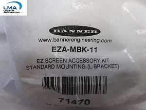 BANNER EZA-MBK-11 EZ SCREEN ACCESSORY KIT STANDARD MOUNTING (L-BRACKET) *** NEW - Picture 1 of 2