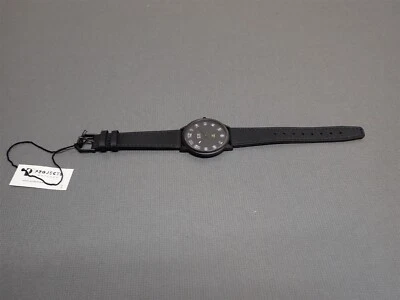 NEW Projects Watches PJT-7503 No Time Wasted 40mm Black Leather Band Watch - Image 1 of 4