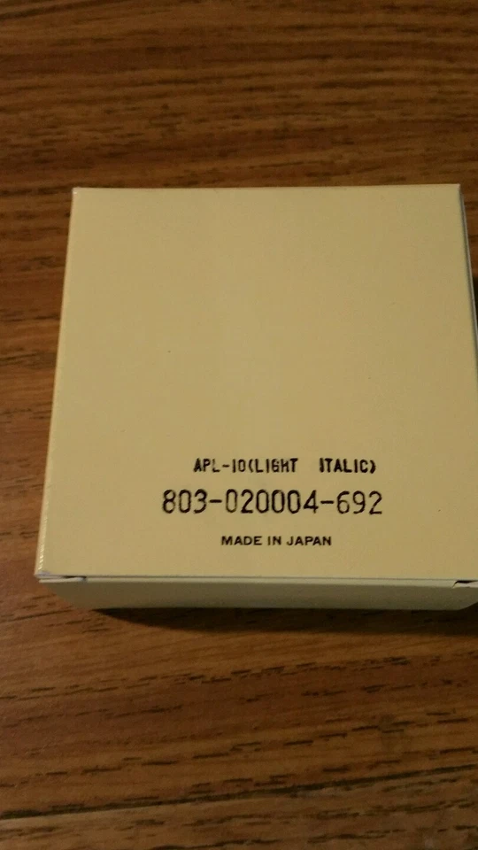 NOS genuine Nec print thimble for NEC impact printers. Font APL 10 pitch  - Image 1 of 1