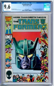 Transformers 22 CGC Graded 9.6 NM+ Marvel Comics 1986 - Bild 1 von 2