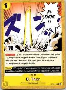 One Piece CCG El Thor OP05-114 El Despertar de la Nueva Era ¡Envío Gratis! - Imagen 1 de 1