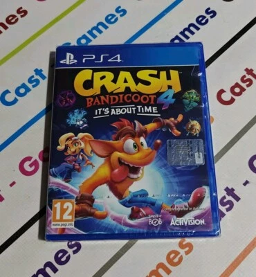 PS4 CRASH BANDICOOT 4 IT'S ABOUT TIME NUOVO ITALIANO PLAYSTATION 4 PAL SIGILLATO