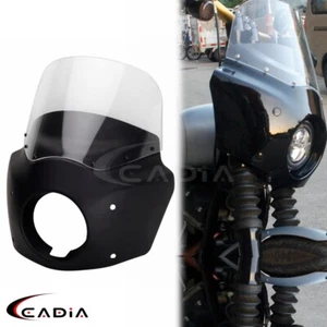 Club Style Headlight Fairing Windshield For Harley Softail Street Bob 2018-2024 - Picture 1 of 12