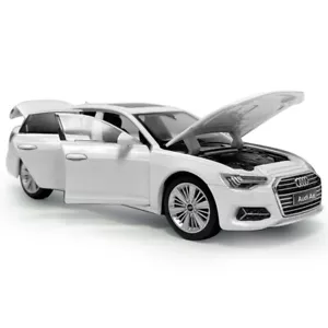 1/32 Scale Audi A6 Model Toy Car Diecast Toy Vehicle for Boys Kids Gifts White - Picture 1 of 11