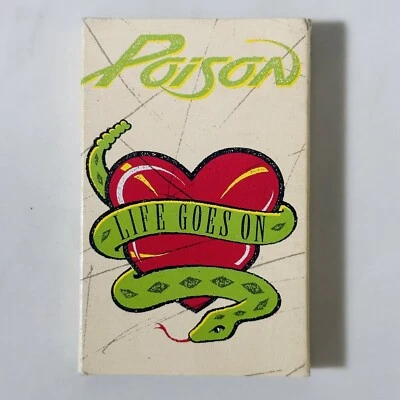 Poison - Cassette Single - Life Goes On / Something To Believe In - Image 1 of 4