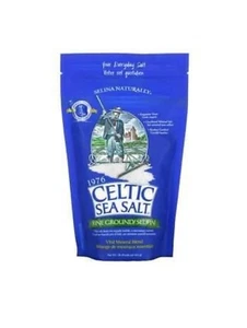Celtic Sea Salt Fine Ground, Gluten-Free, Non-GMO, Kosher, Vital Mineral, 1/4 LB - Picture 1 of 2