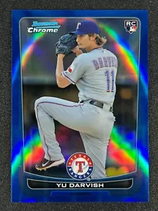 Yu Darvish 2012 Bowman Chrome Blue Refractor 213/250 RC ROOKIE #84 PADRES - Picture 1 of 2