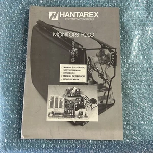 original HANTAREX POLO 10" TO 33" MONITOR MANUAL arcade video game - Picture 1 of 6
