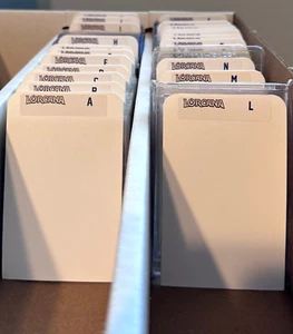(26) TALL Card Dividers with 26 FREE Lorcana A-Z Labels Set - Picture 1 of 4