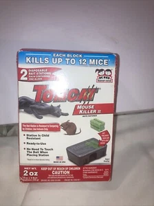 Tomcat Mouse Killer II Bait Stations 2-Pack New Sealed - Picture 1 of 5