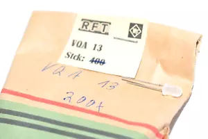 20x Rote Leucht-Diode von RFT Typ VQA13D, Ø5 mm, 30 mA / 5 V / 660 nm, DDR, NOS - Bild 1 von 3