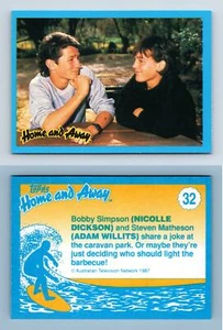 Bobby & Steven Share A Joke #32 Home & Away 1987 Topps Trading Card - Picture 1 of 1