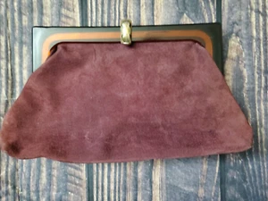 Bolso de Mano ITALIANO Diseñadora Carla Marchi HECHO EN ITALIA Cuero Bolso sin asas/Brossbody - Imagen 1 de 6