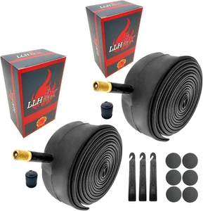 16 Inch Bike Tube 2 Pack 16 X 1.95 Bike Tube/1.5/1.75/2.125/2.3 with 3 Levers, 6 - Picture 1 of 12