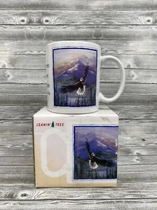 Vintage 1995 Leanin' Tree Mug Eagle James Allen Quote Follow Your Dreams - Picture 1 of 7