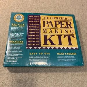 The Incredible Paper Maker Kit Hounsell Judd Recycling Craft Art 1991 Vintage - Picture 1 of 10