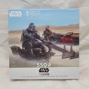 STAR WARS THE MANDALORIAN AND COBB VANTH JIGSAW PUZZLE 550 PIECES “THE MARSHAL” - Picture 1 of 14