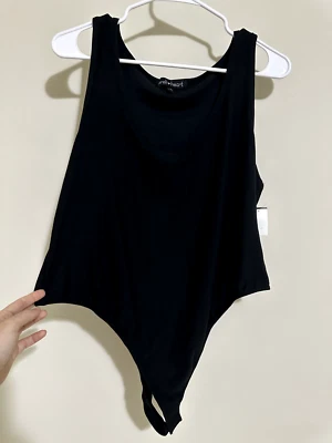 Mujer DEREK HEART - Sin Mangas - Traje Body 1X - Negro - BIKINI CORREDOR AJUSTADO - MEIJER Foto 1 de 2