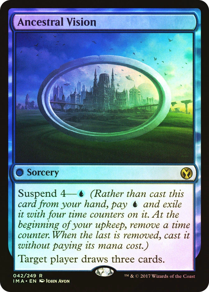 MTG FOIL Ancestral Vision  - Iconic Masters #42 - Image 1 of 1