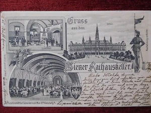 AUSTRIA - VIENNA - VIENNA / CANTINA MUNICIPIO / 1899 - Foto 1 di 2