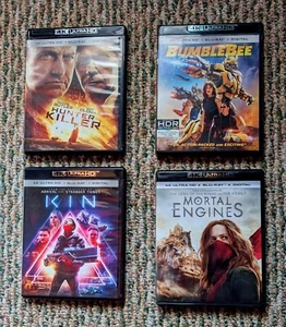 4K UHD Action & Sci-Fi Movie Collection: Hunter Killer, Bumblebee, KIN, Mortal.. - Imagen 1 de 4