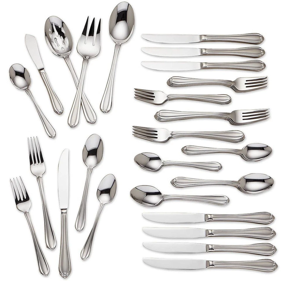 Gorham Melon Bud Frosted 45-Piece Flatware Set