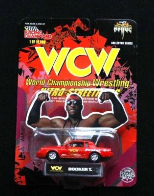 Coche fundido a presión Racing Champions WCW Nitro Streetrods Booker T 1/64 Foto 1 de 2