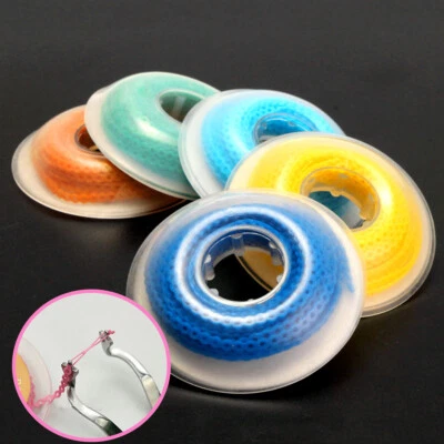 CAREPACY 3 Size Dental Orthodontic Elastic Power Chain Rubber Band Ligature Ties 6 Colors