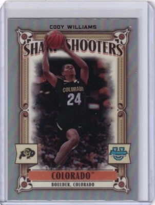 Cody Williams 23-24 Bowman Chrome University Sharpshooters $1.50 SHIPPING - Image 1 of 2