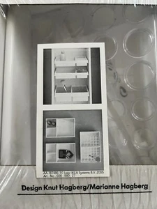 Anordna LYX Ikea shelf system 3 trays white with lipstick holder New In Box - Picture 1 of 5