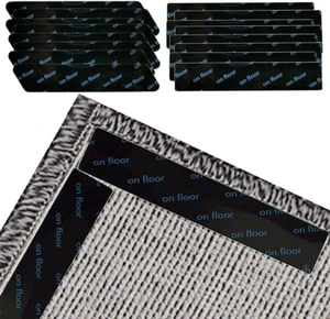 16 Pcs Rug Pads Grippers, Non Slip Grippers for Hardwood Floors Hold Rugs in Pla - Picture 1 of 7