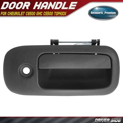 Manija de puerta exterior del conductor con cerradura para Chevy C5500 Kodiak GMC C5500 Topkick Foto 1 de 4