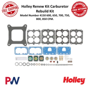 Holley Carburetor Renew Rebuild Kit Model 4150 600, 650, 700, 750, 800, 850 CFM - Picture 1 of 12