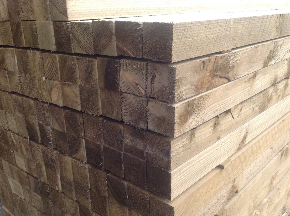 1.8m Fence Post 75x75 (3x3), fencing, garden, timber - £5.75 - Image 1 of 1