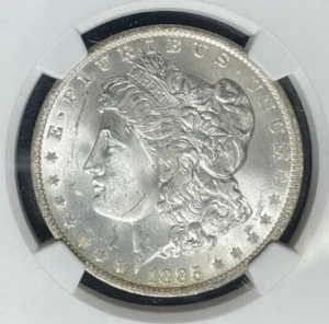 Dólar de plata Morgan 1885-O ~ NGC - MS 63 ~HERMOSA MONEDA~ REF#48-082 - Imagen 1 de 4