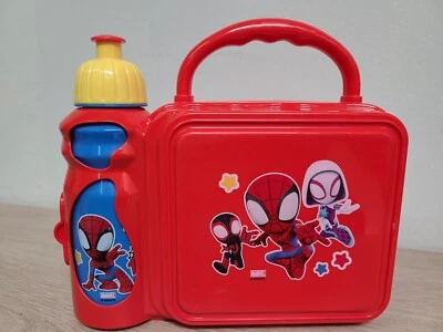 Marvel Spidey & Friends Kids Combo Hard Top Lunch Box with Pull Out Water Bottle - Image 1 of 3