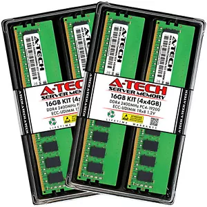 16GB 4x 4GB PC4-2400 ECC UDIMM Lenovo ThinkSystem ST50 Memory RAM - Picture 1 of 4