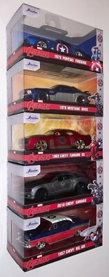 Jada Avengers Capitán América, Soldado de Invierno, Iron Man, Máquina de Guerra y Halcón 5" Foto 1 de 4